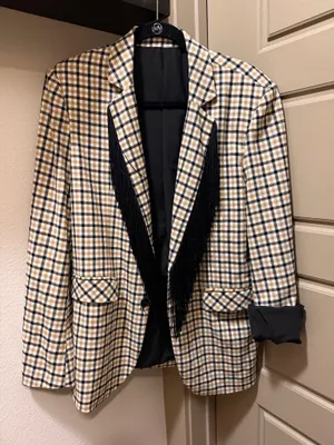 Sister Jane Fringe Plaid Blazer thumbnail 3