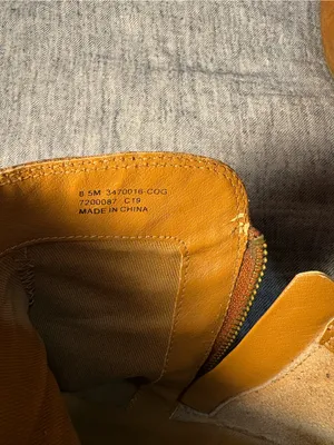 Frye Cognac Leather Ankle Booties with Side Zip Size 8.5 thumbnail 7