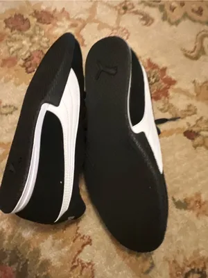 Puma Black Suede Lace-Up Sneakers with White Logo thumbnail 4