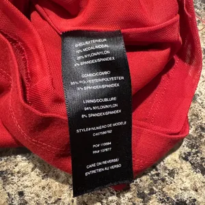 NWOT Alice + Olivia Dress Fiona Minimalist Classic Cocktail Bodycon Boho Red 2 thumbnail 3