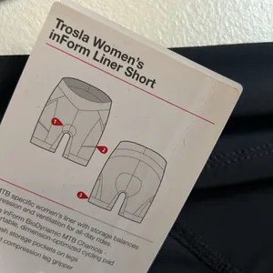 Bontrager trosla liner bike short womens XL with 8” inseam thumbnail 3