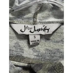 J For Justify Green Camo Mini Shirt Dress Size‎ Small Short Sleeve Rivets thumbnail 2