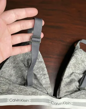 Calvin Klein Grey Bra Size Large thumbnail 4
