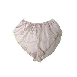 Paramount‎ Pink Satin Lace Cami Tap Shorts Pajama Set Vintage USA Small Coquette thumbnail 3