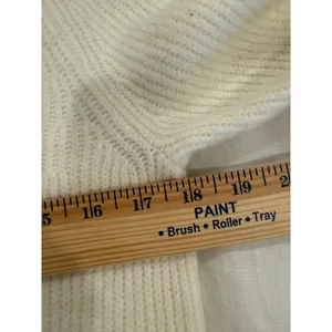 NWT Abercrombie & Fitch Long Sleeve Knit Dress White Women's Medium Classic thumbnail 9