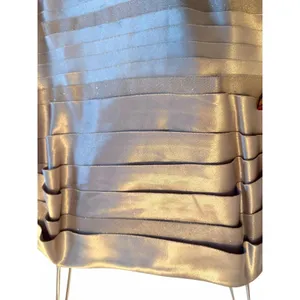Connected Apparel NWT Champagne Sparkly Dawn Oliva Cocktail Dress - Size 10 thumbnail 10