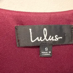 Lulus My Whole Heart Long Sleeve Wrap Dress Women's Small Burgundy Maxi thumbnail 8