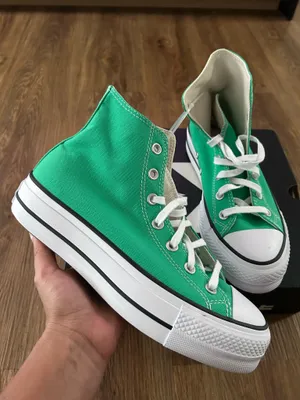 Authentic CONVERSE Chuck Taylor All Star Lift Platform High 'Apex Green’ Platform shoes sneakers women’s new thumbnail 1