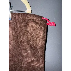 Kate Spade Brown Dust Bag with Pink Drawstring thumbnail 3