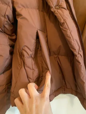 Lululemon Wunder Puff Brown Cropped Puffer Jacket size 8 thumbnail 11