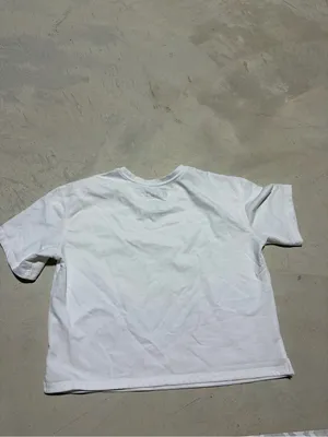 Bylt premium basics White Short-Sleeve essential cropped Crewneck Tee XS thumbnail 7