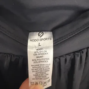 Hodo Sports Butterfly Running Shorts Black Flowy Sportswear Active Size Large thumbnail 8