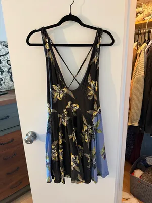Free People Though I Was Dreaming Floral Mini Dress Small thumbnail 2