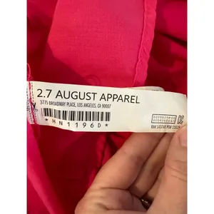 English Factory Long Sleeve V‎ Ruffled Mini in Berry Size S thumbnail 6