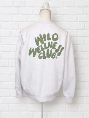 Wilo the Label wellness oversized Crewneck women's size small NWT thumbnail 2
