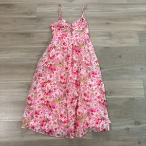 Astr the Label Ferreira Bustier Midi Dress Bright Floral Pink Women Size Small thumbnail 3