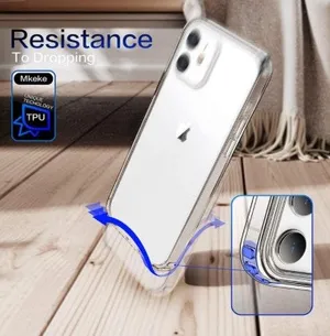 Mkeke Compatible with iPhone 12 Mini Case,Crystal Clear Case Compatible with iPhone 12 Mini 5.4 Inch thumbnail 6