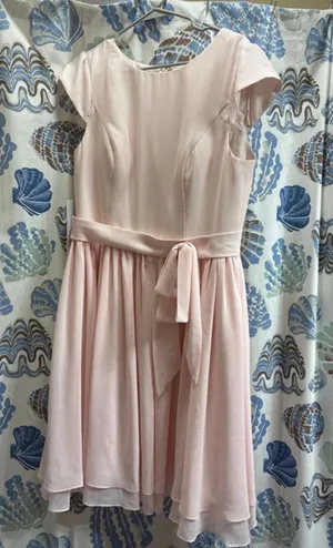 Azazie Dress Pale Pink thumbnail 1