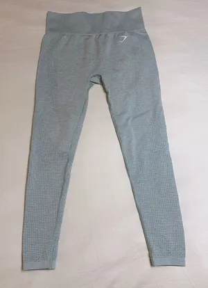 Gymshark Vital Seamless Leggings Washed Jade Marl Medium Athletic Activewear thumbnail 1