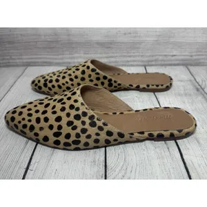 Madewell Remi Mule Leopard Print Flats Womens Size 6 Calf Hair Quiet Luxury thumbnail 3