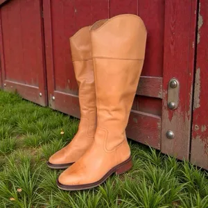 NWT Vince Camuto Alfella Boot Size 6.5 Wide Calf Knee High Equestrian Leather thumbnail 3