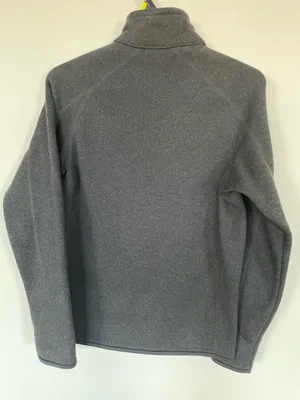 Patagonia Men’s worn wear Full Zip Fleece Jacket Black Gray Size Medium Very New thumbnail 2