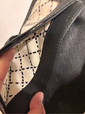 Kate Spade Black Wallet 4” x 7” cardholder, pockets. Coin holder/ ID window thumbnail 6