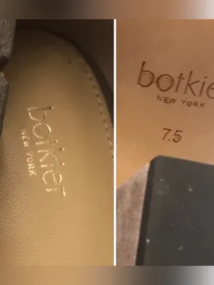 Botkier "Holly" Gray Suede Heels With Faux Pearl Beads (7.5) thumbnail 10