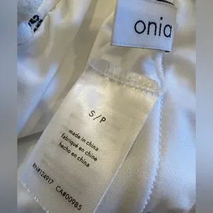 ONIA SWIM Valerie‎ One Piece Swimsuit In White size Small thumbnail 6