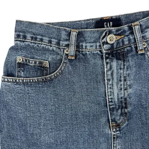 Y2K Gap Denim Skirt Size 4 Blue Jean Cotton Vintage Classic thumbnail 2