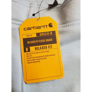 Women’s Carhartt Relaxed Fit Jogger Sweatpants baby blue BN5510-W 2X 20W-22W thumbnail 7