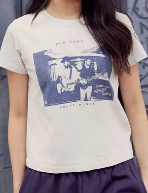 Brandy Melville John Galt New York Sound Of Money T-Shirt thumbnail 1
