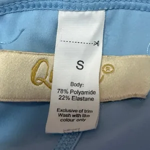 Qinsen Women's Blue Sleeveless Stretch Tennis Golf Built In Shorts Mini Dress S thumbnail 6