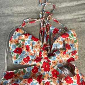 Shop Priceless Floral Print Maxi Dress‎ Halter Neck Cutout Back Tie Waist Summer thumbnail 3