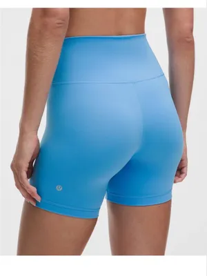 Lululemon Wunder Train No Line High-Rise Short 6" In Ocean Wave Size 8 NWOT thumbnail 5