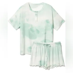 Ekouaer pajama set tie dye SZ M thumbnail 2