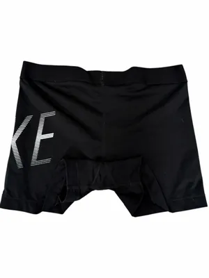 Nike Pro Black Women's Bike Shorts with Branded Waistband thumbnail 2