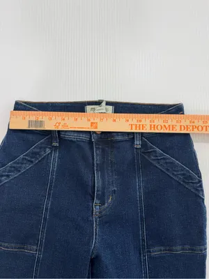 Madewell Mid-Rise Kick Out Jeans Dark Wash Size 29 thumbnail 6