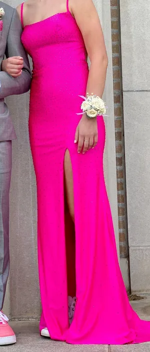 Pink Prom Dress Size 6 thumbnail 1