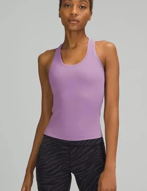 Lululemon Lavender Cropped Tank Size 6 thumbnail 1