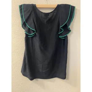 Anthropologie All Aflutter Blouse by Odille Size‎ 4 thumbnail 2