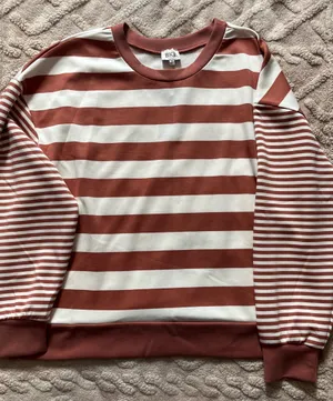 Women’s striped pullover BKE by Buckle Sweater thumbnail 2