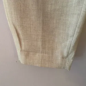 NWT Abercrombie & Fitch Cream High Rise Taper Leg Dress Pants Workwear Preppy thumbnail 6