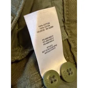 Tna Aritzia Supply Cargo Pants Green High Waisted Straight‎ Leg Size 2 thumbnail 4
