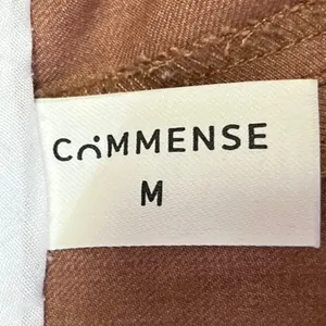 Commense Women's Brown High Waist Straight Wide Leg Trousers Dress Pants Size M thumbnail 4