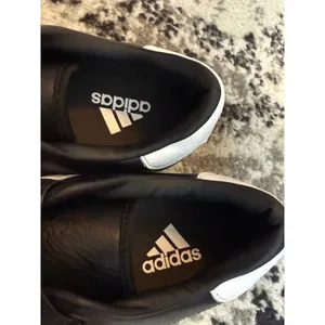 NWT adidas Taekwondo Lifestyle Sneakers Black White Leather Slip-On Shoes 9.5 thumbnail 5