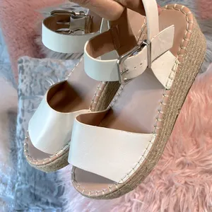New York & Co. White Wedges Espadrilles thumbnail 2