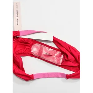 AQUA Bikini Bottom Swimwear Red Pink Beachwear Size Small‎ NEW thumbnail 5