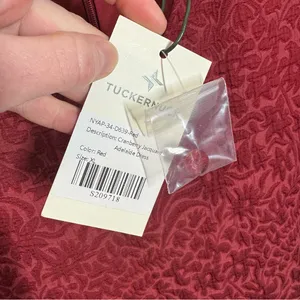 TUCKERNUCK Cranberry Jacquard Adelaide‎ Midi Dress size xl wedding work office thumbnail 4