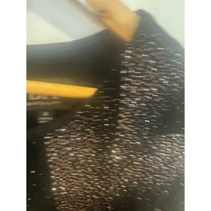B&A by Betsy & Adam Women's Black Glitter-Knit Scoop Neck Sheath Dress Size 4 thumbnail 4
